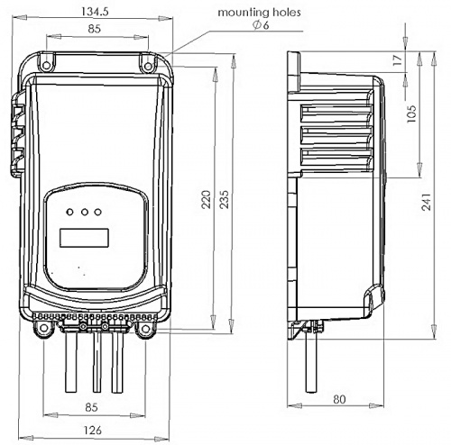 Зарядное устройство для поломоечной машины CBHF-1SM 12/24В 12А фото 2